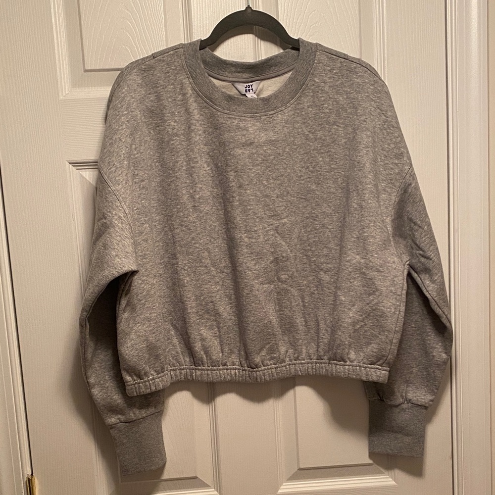 JoyLab Heather Gray Boxy Fit Sweatshirt…size XL - Picture 1 of 7